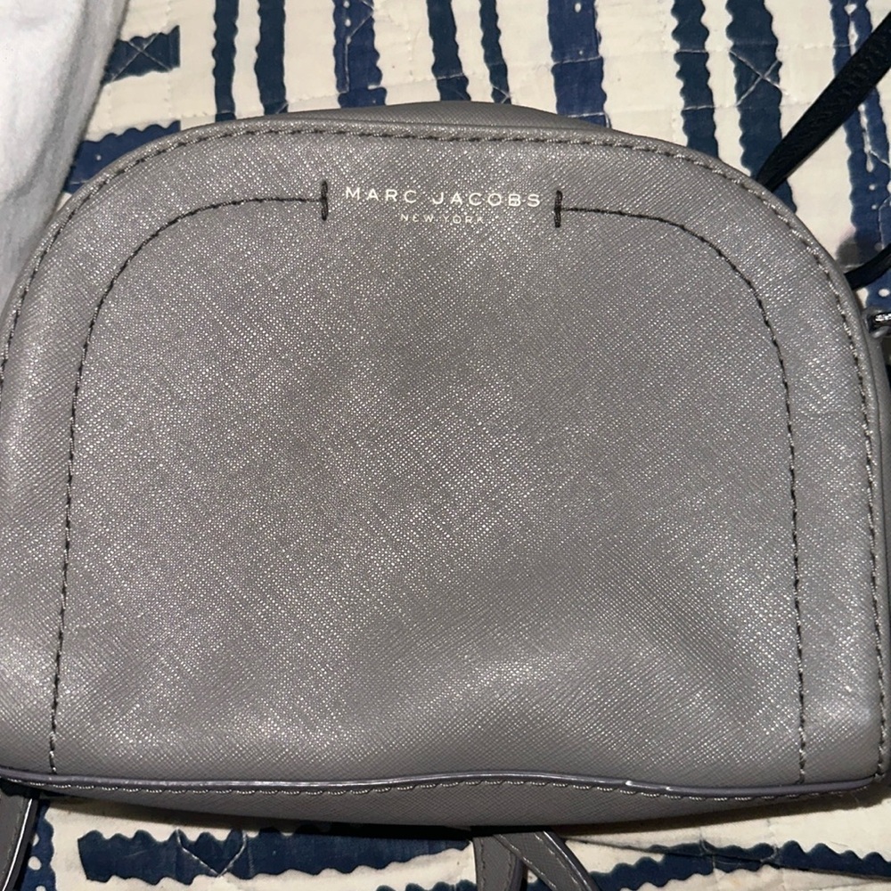 MARC JACOBS Saffiano Leather Dome Crossbody Bag